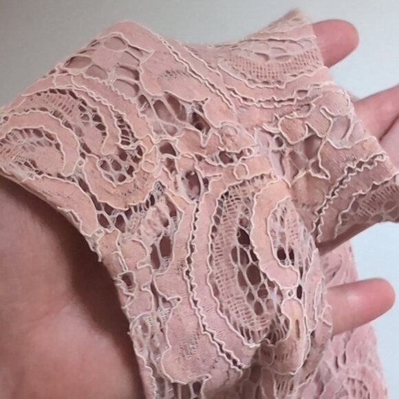 Another Story Sleeveless Lace Dress Bodycon Wrap Choker Floral Cocktail Party - Picture 11 of 13